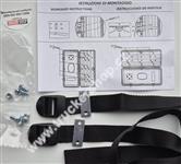 Textilní pásky  k upevnění HP, včetně montážní sady