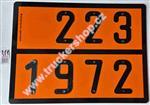 ADR cedule pevná 223/1972 klinč.